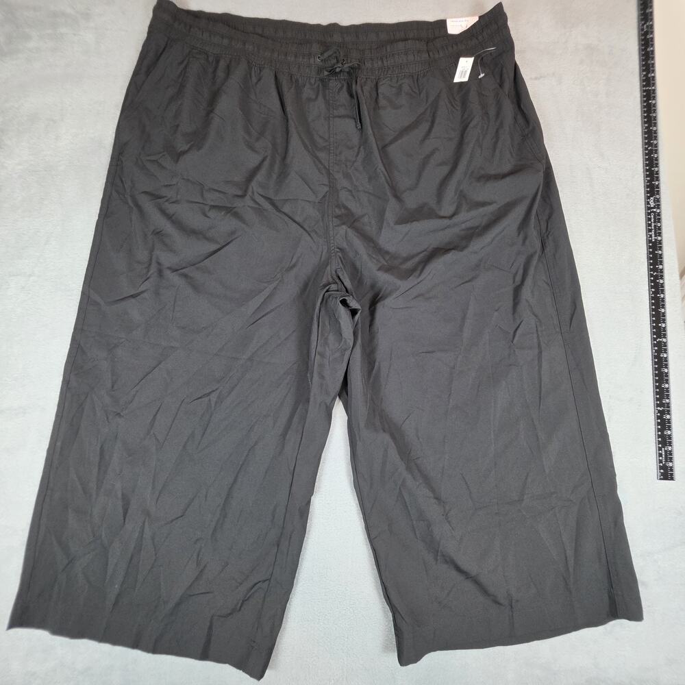 Old Navy Pants Womens 4X Black StretchTech High Rise Wide Leg Quick Dry